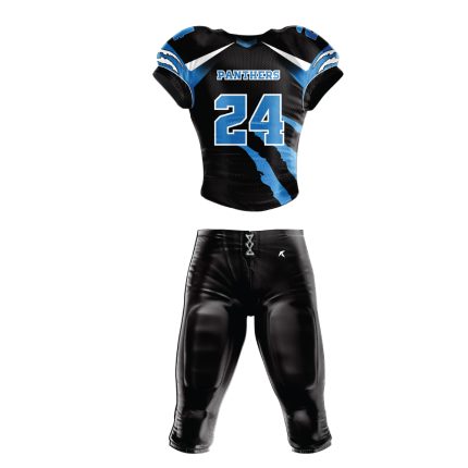 Pro-style American Football Uniform