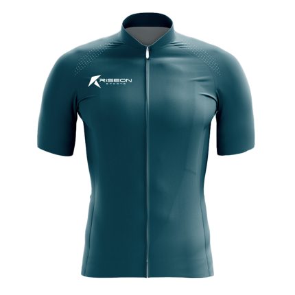 Stylish Blue Cycling Jersey-RS04