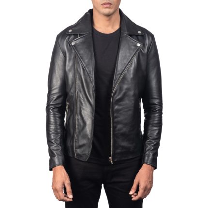 Sophisticated Outerwear Leather Jacket-RS06