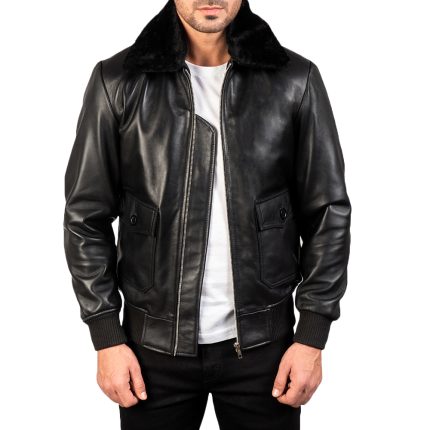 Premium Leather Fashion Jacket-RS04